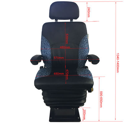 Buy Mechanical Suspension Electronic Control Equipment Operating Console Operator Seat online manufacture