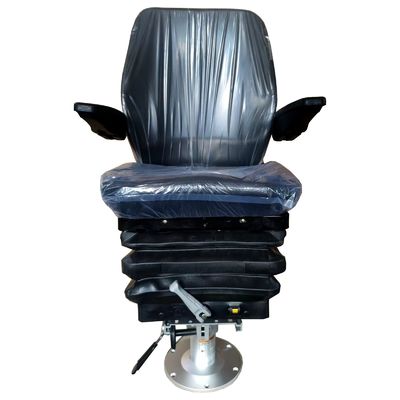 Buy 360 Rotation Mechanical Suspension Seat Marine Boat Port Equipment Driver Seat online manufacture