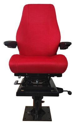 Buy 360 Rotate Train Driver Seat Red Static Seat S802 Adjustable Base online manufacture