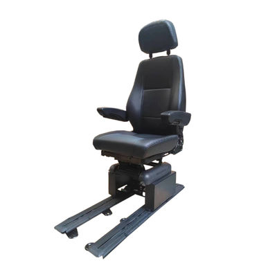 Buy Black Marine Air Ride Seats S802 Leather Air Suspension Boat Seat online manufacture