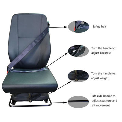 Buy Excavator Operator Seat Agriculture Machinery  Parts Tractor Suspension Seat online manufacture