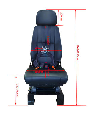 Static Seat S802 Engineering Mechanical Vehicle Seats Overhead Crane Seat