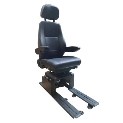 Multi Function Static Seat Adjustable Marine Suspension Seat With Extended Slide