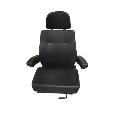 Leather Construction Equipment Seats Vehicle Seat With Headrest Armrest