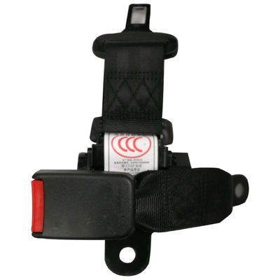 Heavy Duty Retractable Seat Belts Trucks 2 Point Seat Belt Black