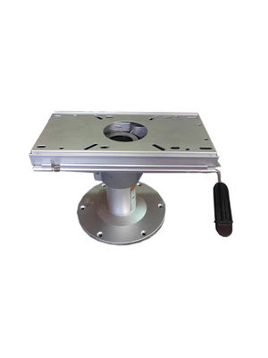 Marine Boat Seat Base With Height Adjustable Slide And Swivels