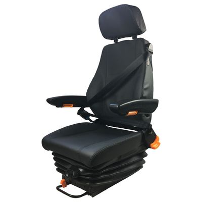 Black Electric Pumping Mining Seats Engineering Vehicle Mechanical Seats
