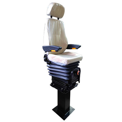Patrol Boat Mechanical Suspension Seat White Marine Suspension Seats
