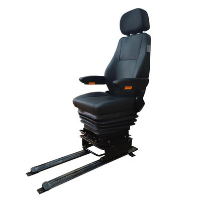 PU Marine Boat Seats With Long Slide Rail Boat Shock Absorbing Seats