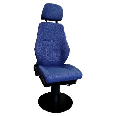 Cruise Mechanical Suspension Seat Overhead Crane Seats Blue Leather
