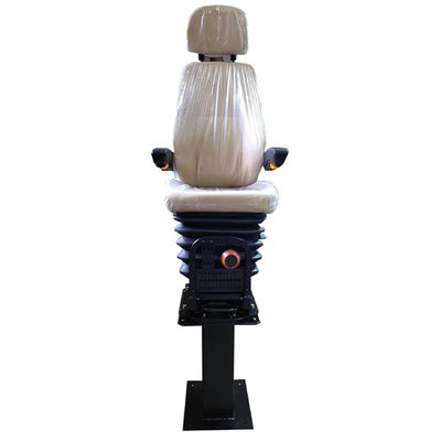 Damping Mechanical Suspension Seat Shipping Vehicles Seats Cream Color
