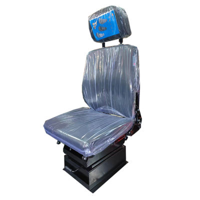 Linkage Station Operator Seat Leather Fabric Crane Seats Customized