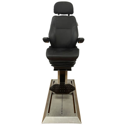 Adjustable Ship Boat Driver Seat Port Dock Equipment Seats With Extended Slide Rail