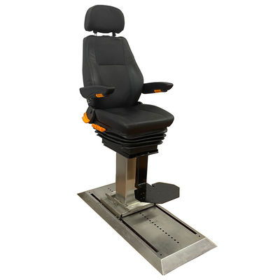 Multi-functional Adjustable Ship Boat Driver Seat Port Dock Equipment Seats With Extended Slide Rail